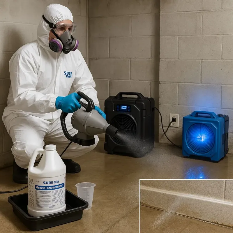 Sanitization and Odor Removal process in New Glarus, WI