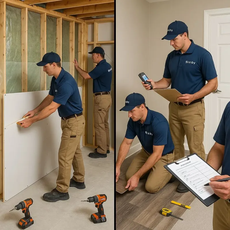 Repairs and Reconstruction process in New Glarus, WI